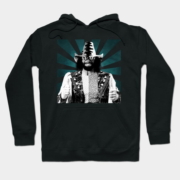 Macho Man II Retro Pixel II 70s Hoodie by Simple Craft Shop